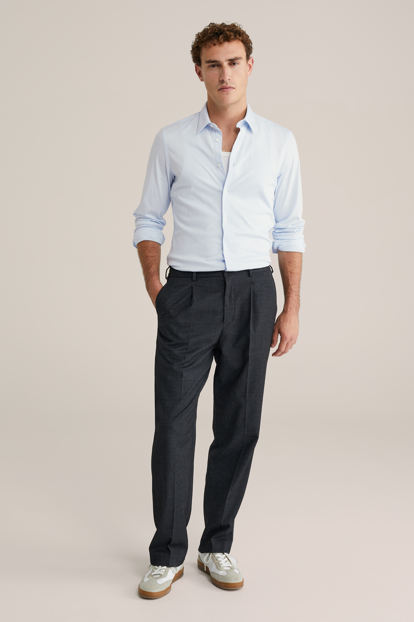 Heren Premium tall fit overhemd