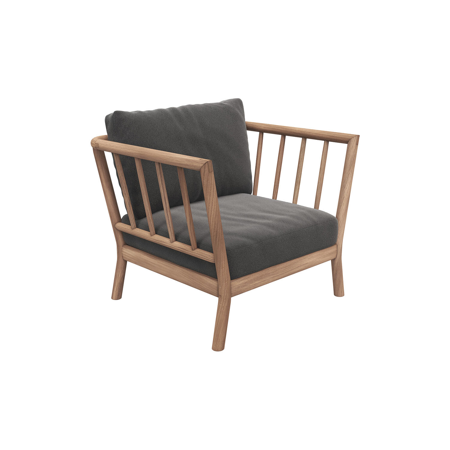 Tradition Lounge Chair, charcoal