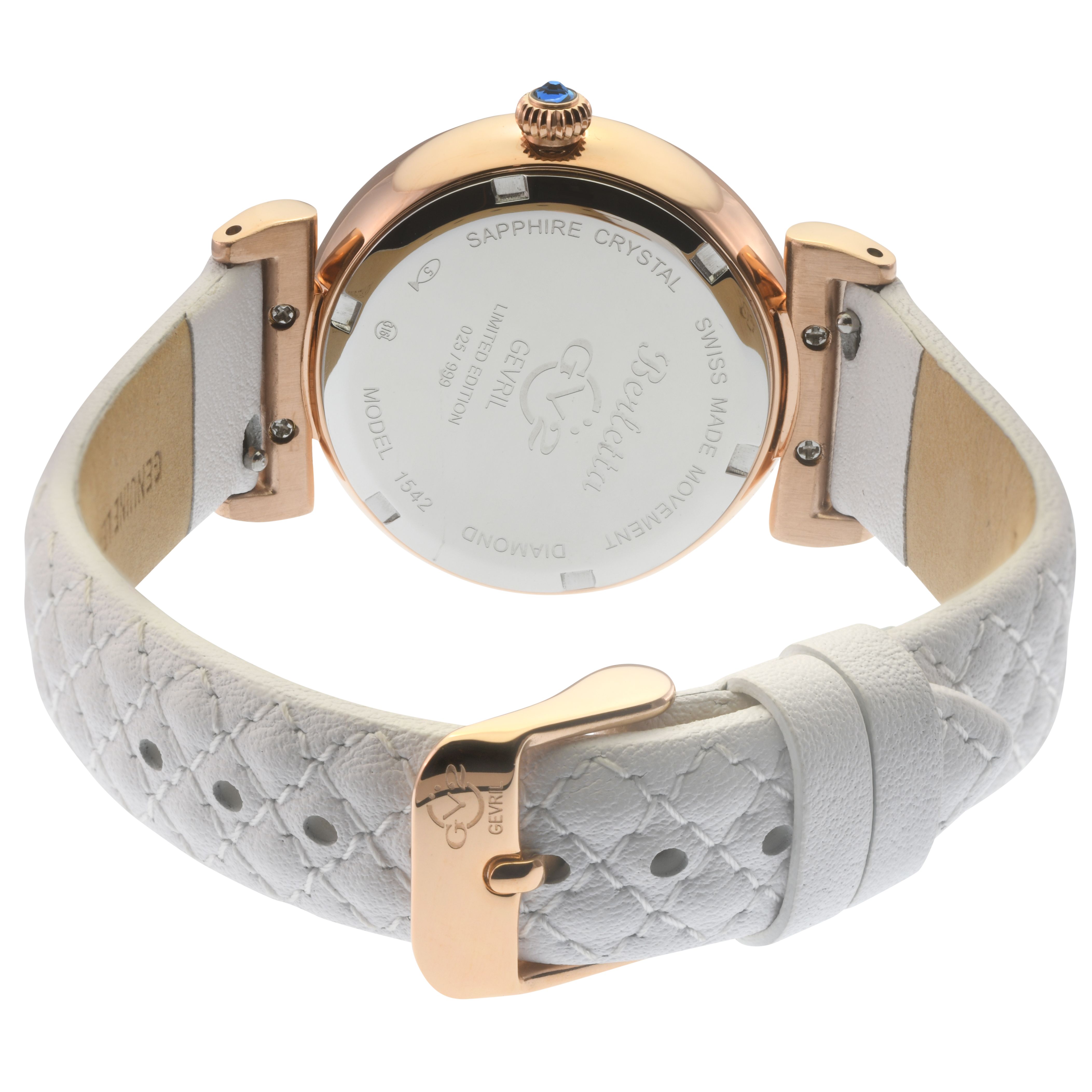 GV2 GV2 1542 Women's Berletta Diamond Swiss Quartz Watch
