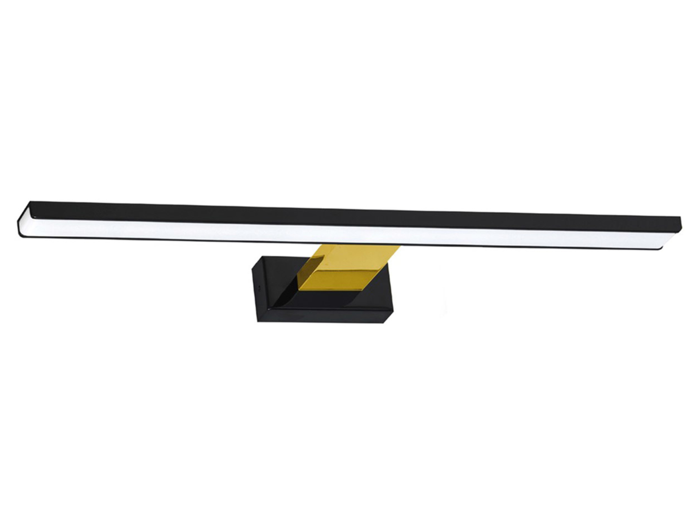 Kinkiet Shine LED metalowy czarny