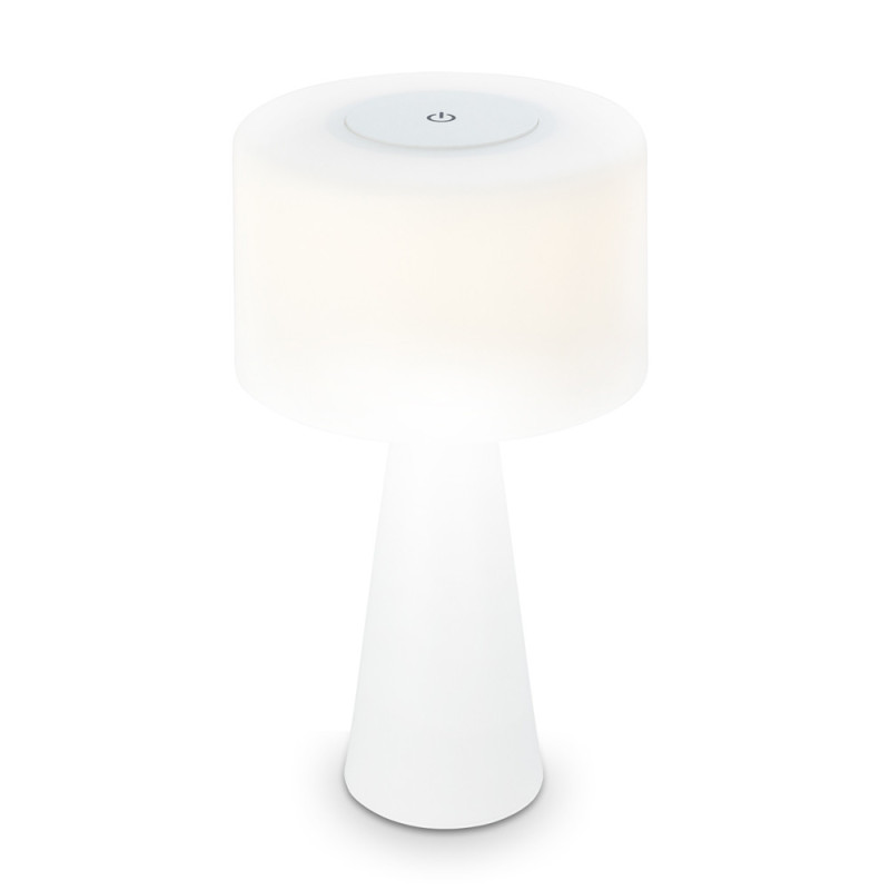 Lampe de table rechargeable LED blanche 35 cm 4 W BRILONER