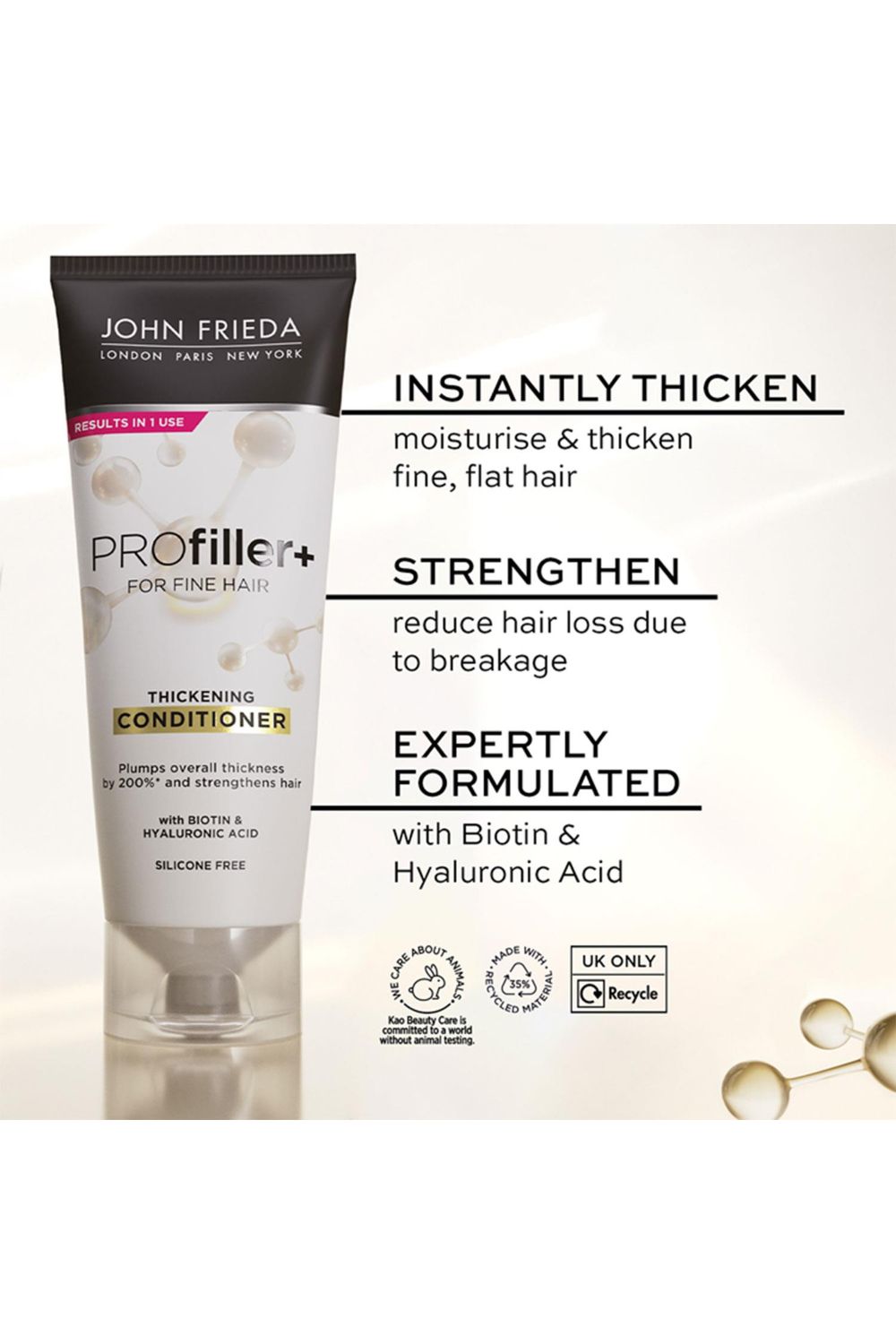 John Frieda Profiller  Conditioner' 250ml for Soft, Smooth, and Revitalized Hair