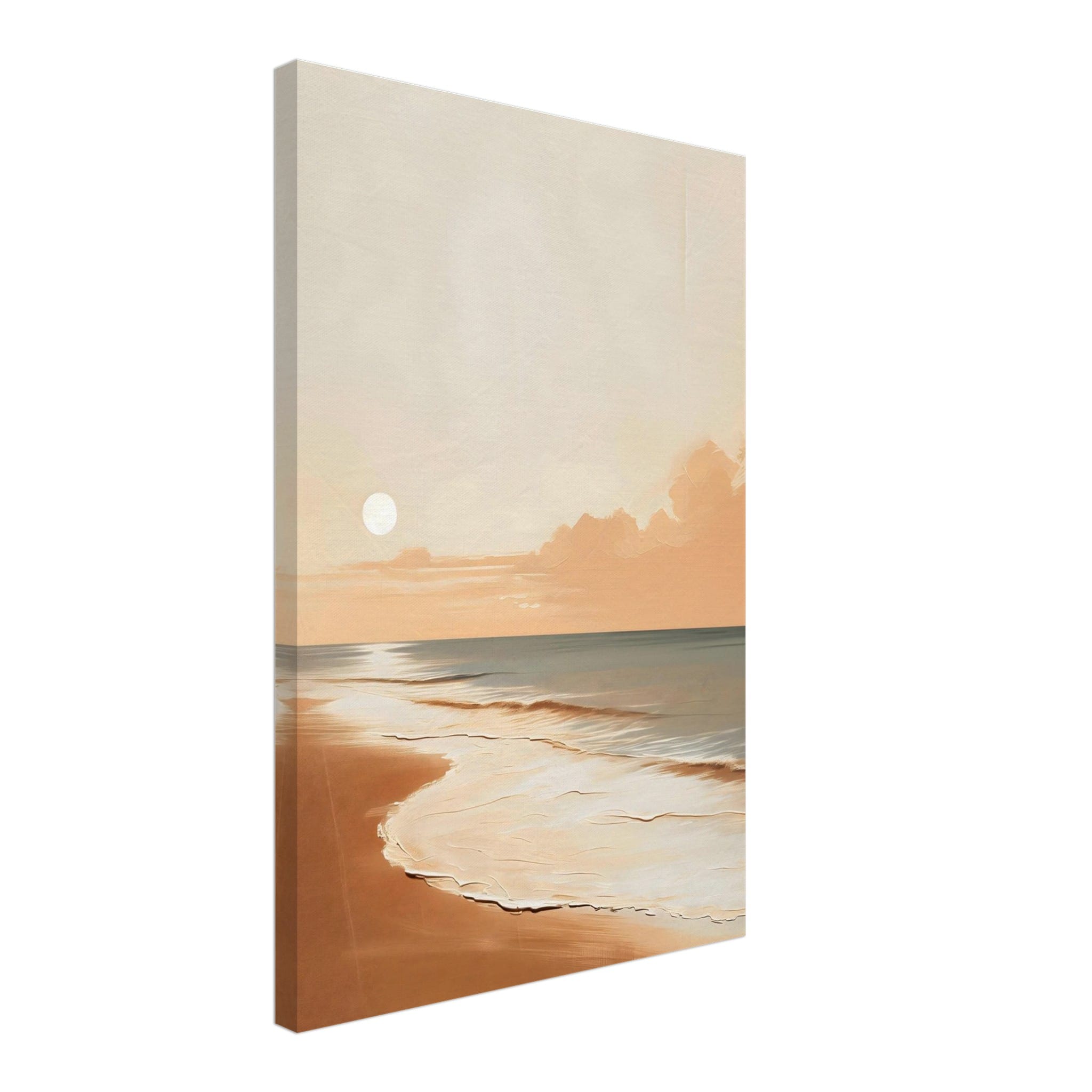 Artfulprints Canvas At the coast canvas - 40x60 cm - beige
