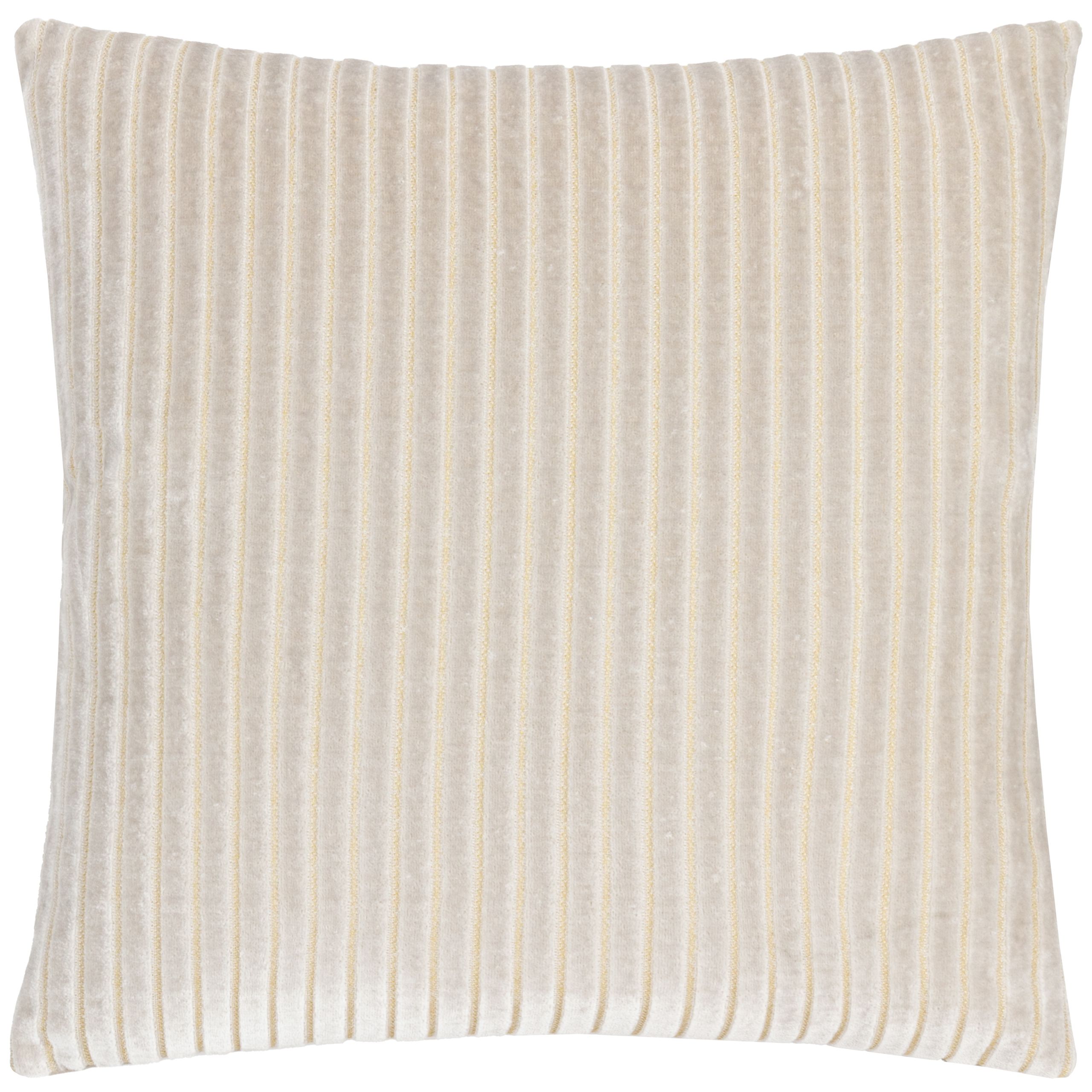 Paoletti Savoy Stripe Velvet Cushion
