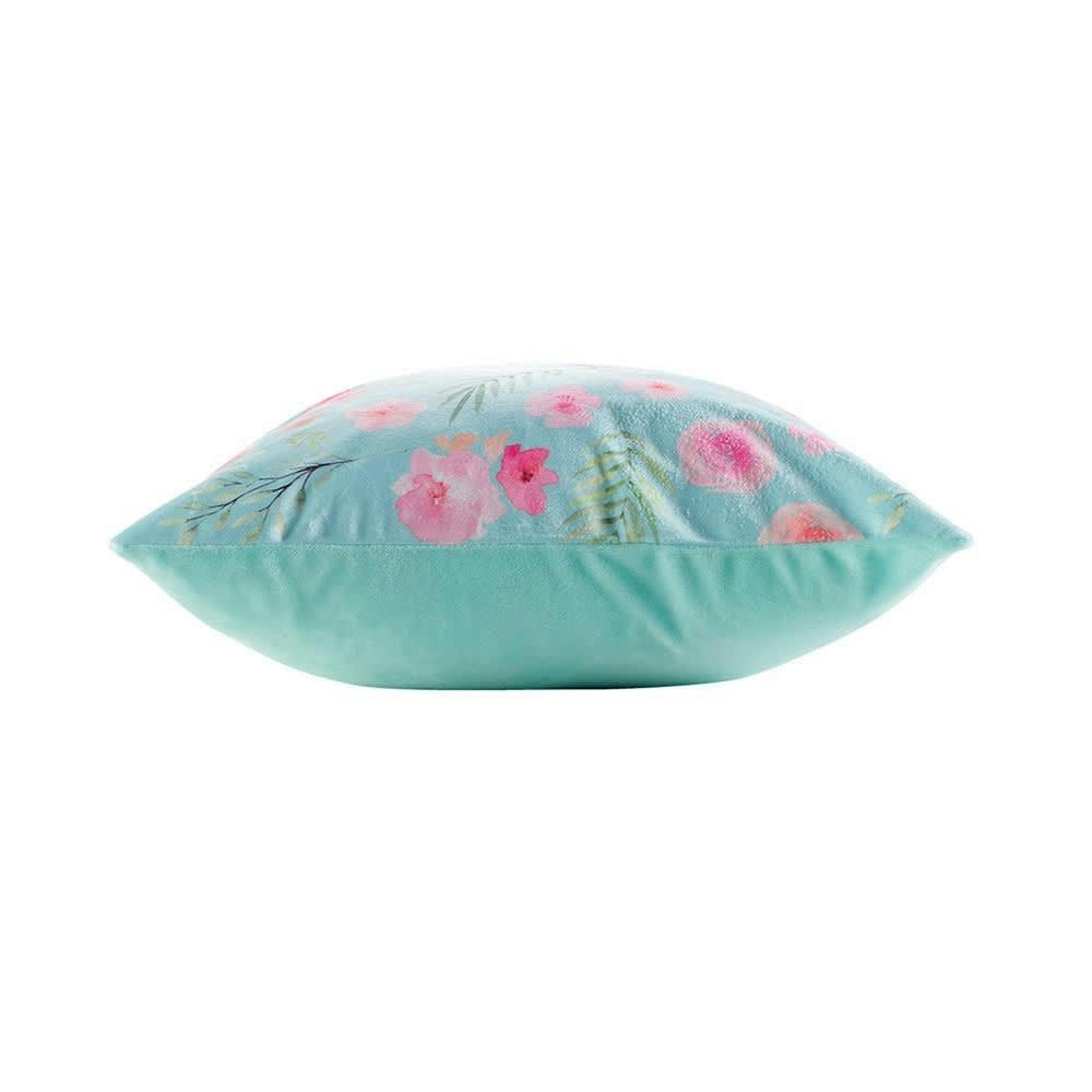 FRESH MINT - Coussin aspect velours 45x45cm