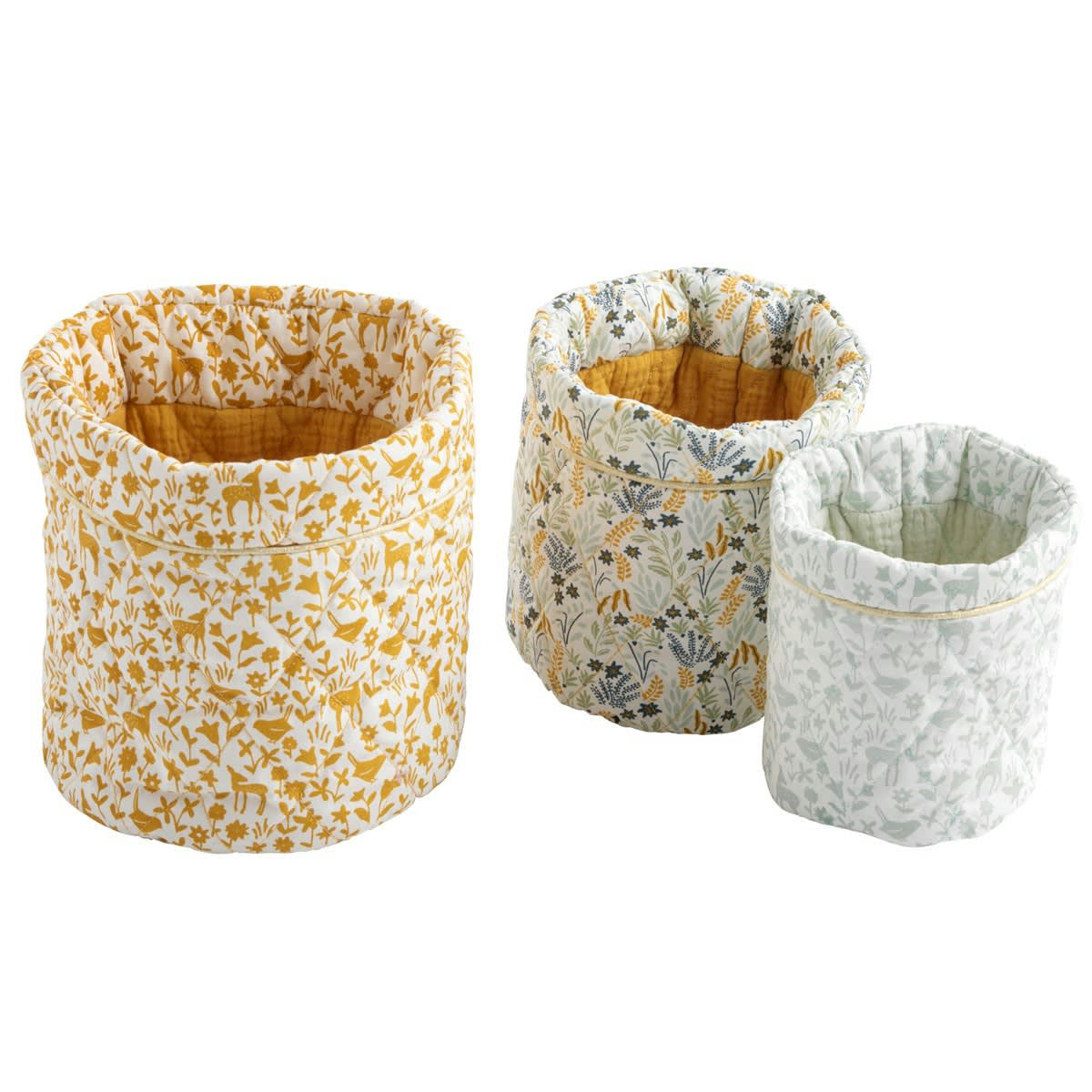 PROMENONS NOUS - Panières en coton blanc