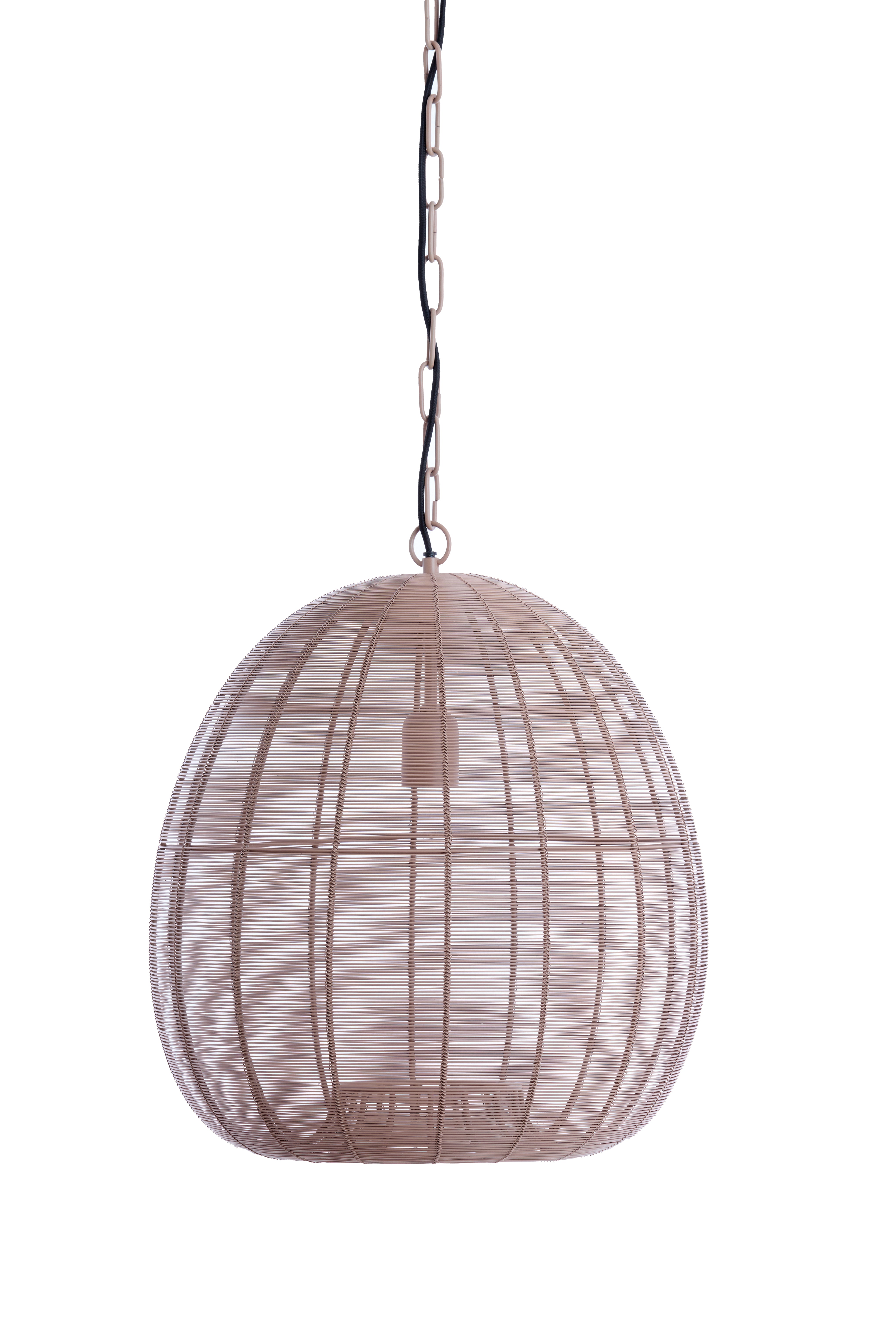 Light & Living hanglamp OLIVERIA - roze - Ø41x50cm