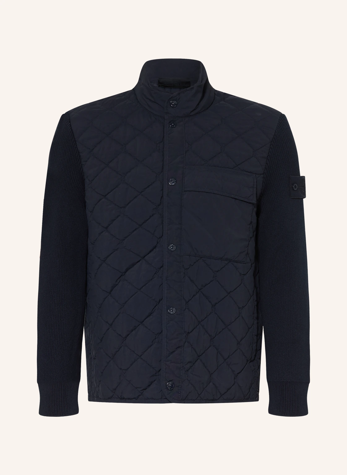 STONE ISLAND Steppjacke GHOST im Materialmix