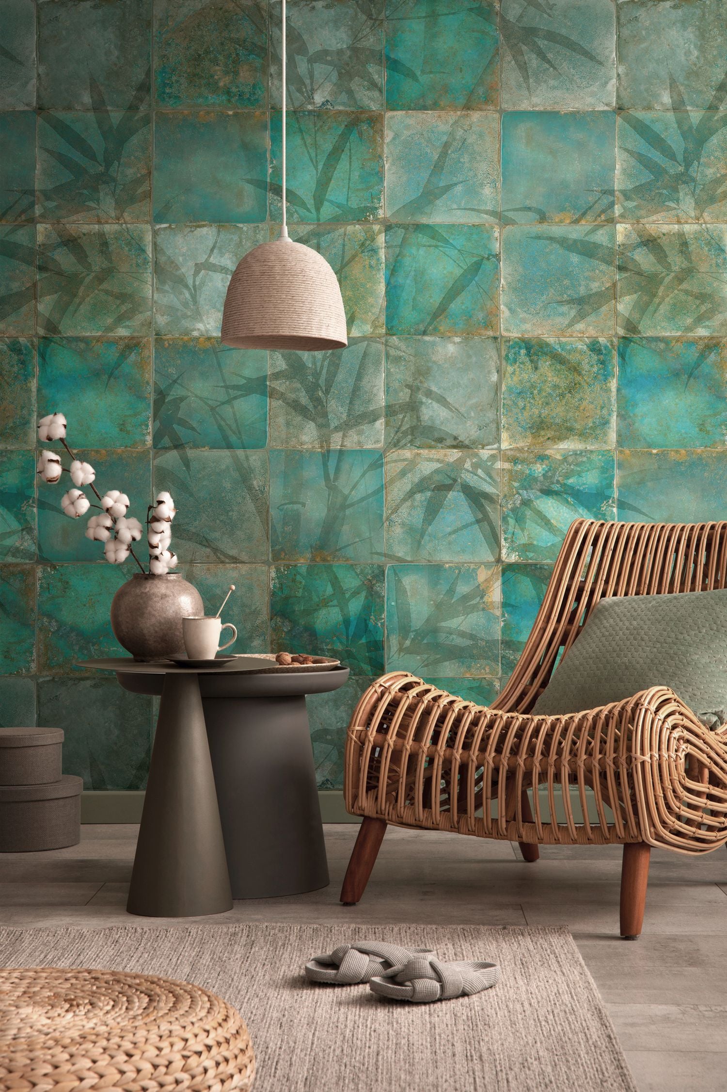 Livingwalls fotobehang jungle-motief groen - 159 x 280 cm - AS-393141