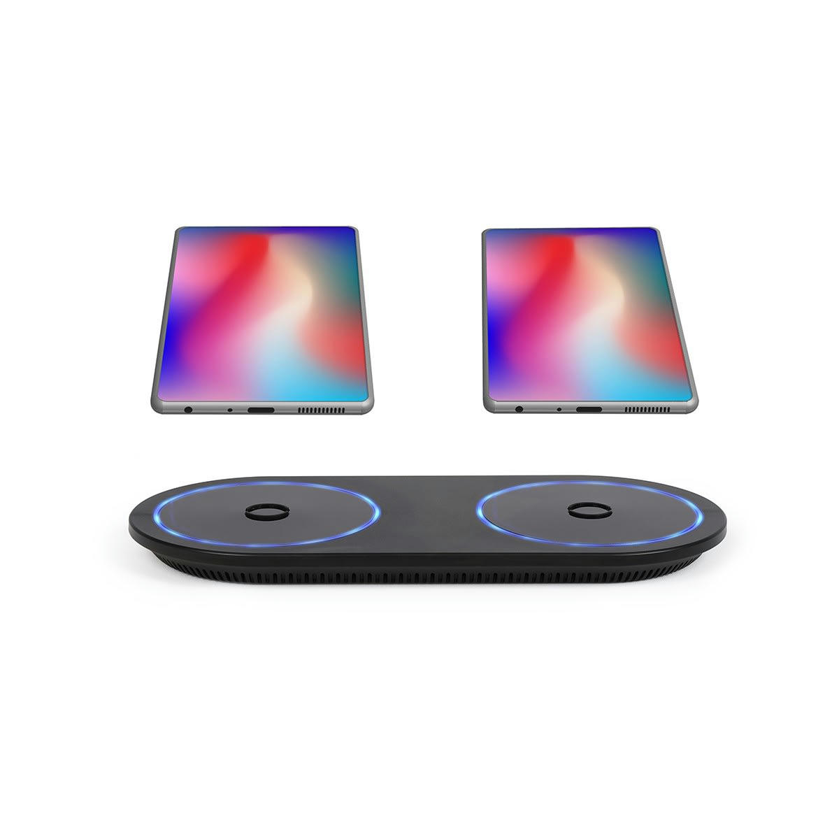 - Chargeur induction fast charge double