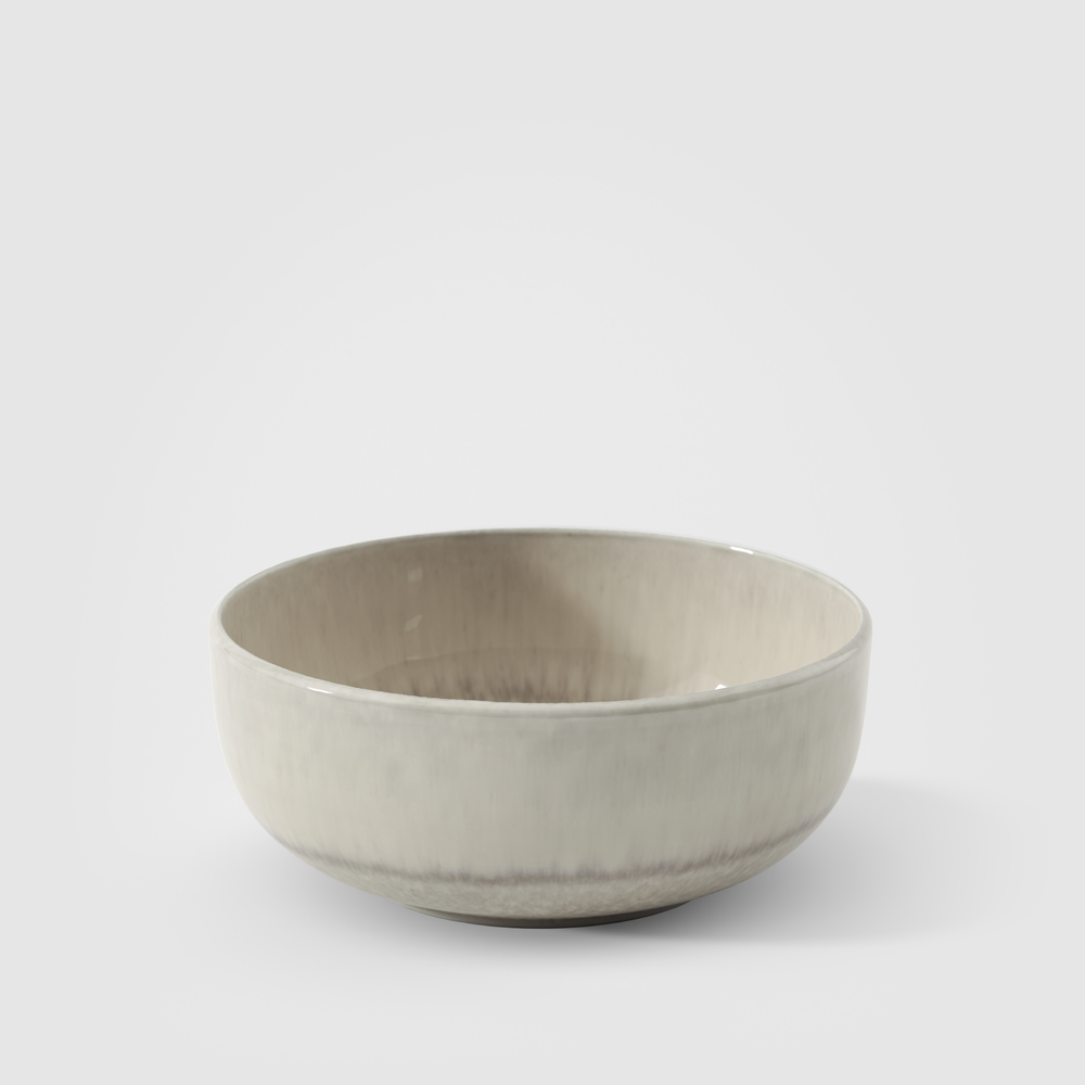 Perlemor Cereal bowl - Beige, 16.6 oz, Premium Porcelain