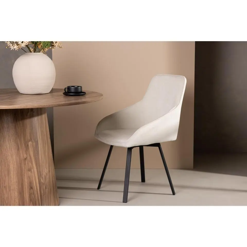 Svea - Rico eetkamerstoel linnen - beige