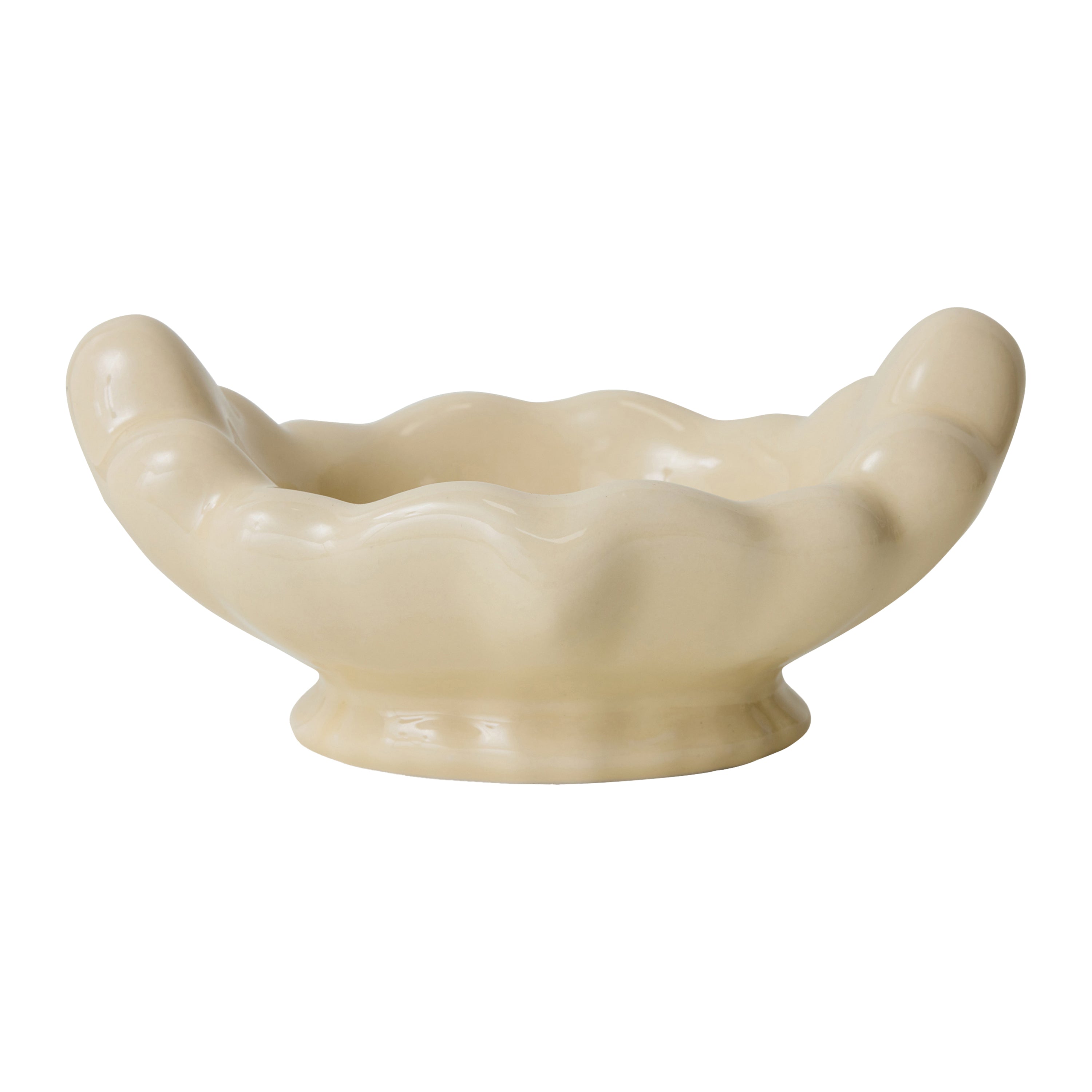 HKliving New Classics Schaal - Eggshell
