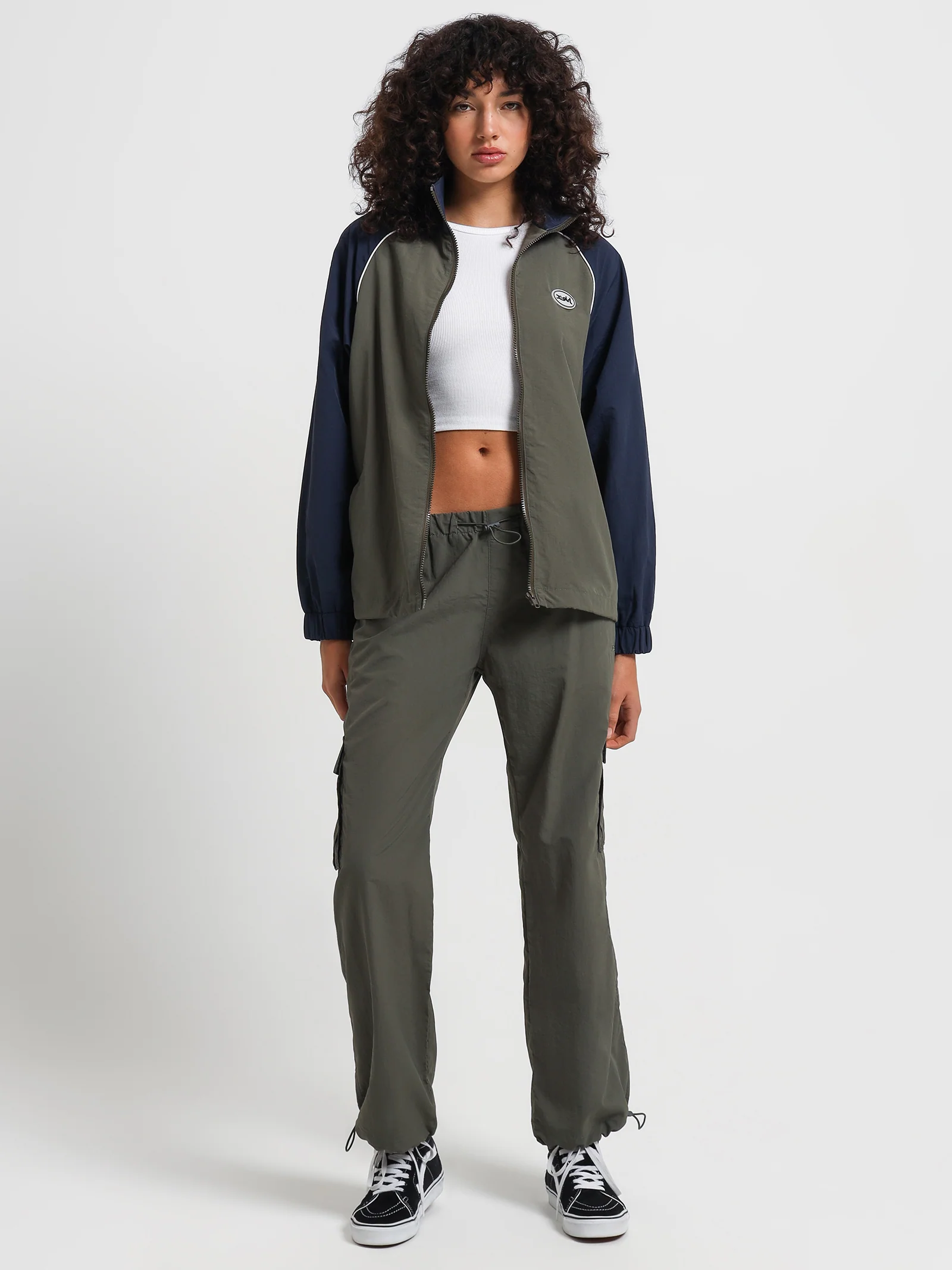Panelled Nylon Jacket