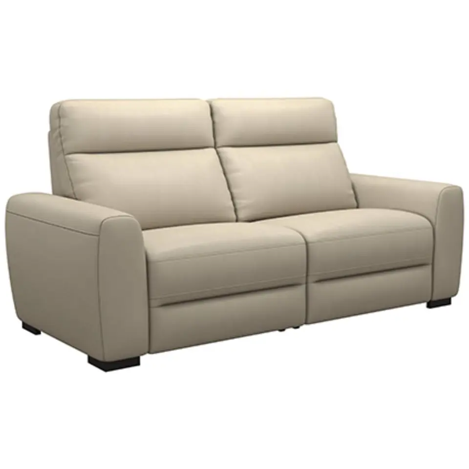 Bank James 3-zits - stof Melbourne - taupe