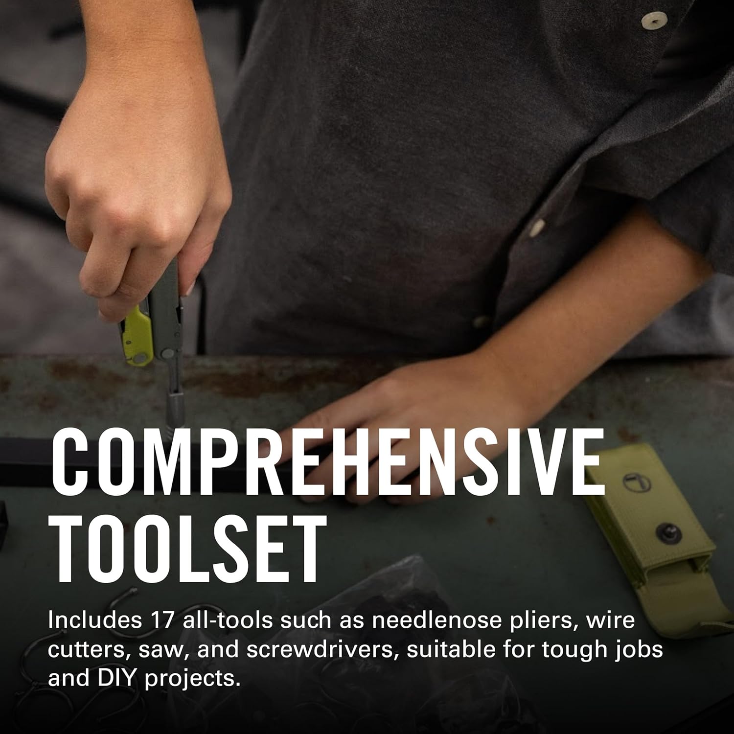 LEATHERMAN, Rebar Multitool with Premium Replaceable Wire Cutters and Saw, Burnt Sienna