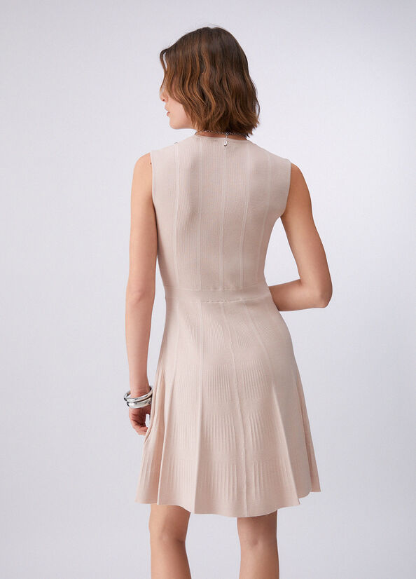 Abito corto in maglia