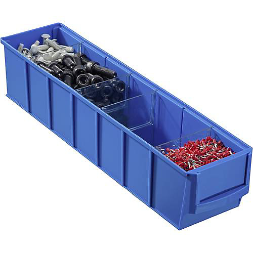 Allit Profi Plus ShelfBox 400S bac à bec bleu 400 x 91 x 81 mm