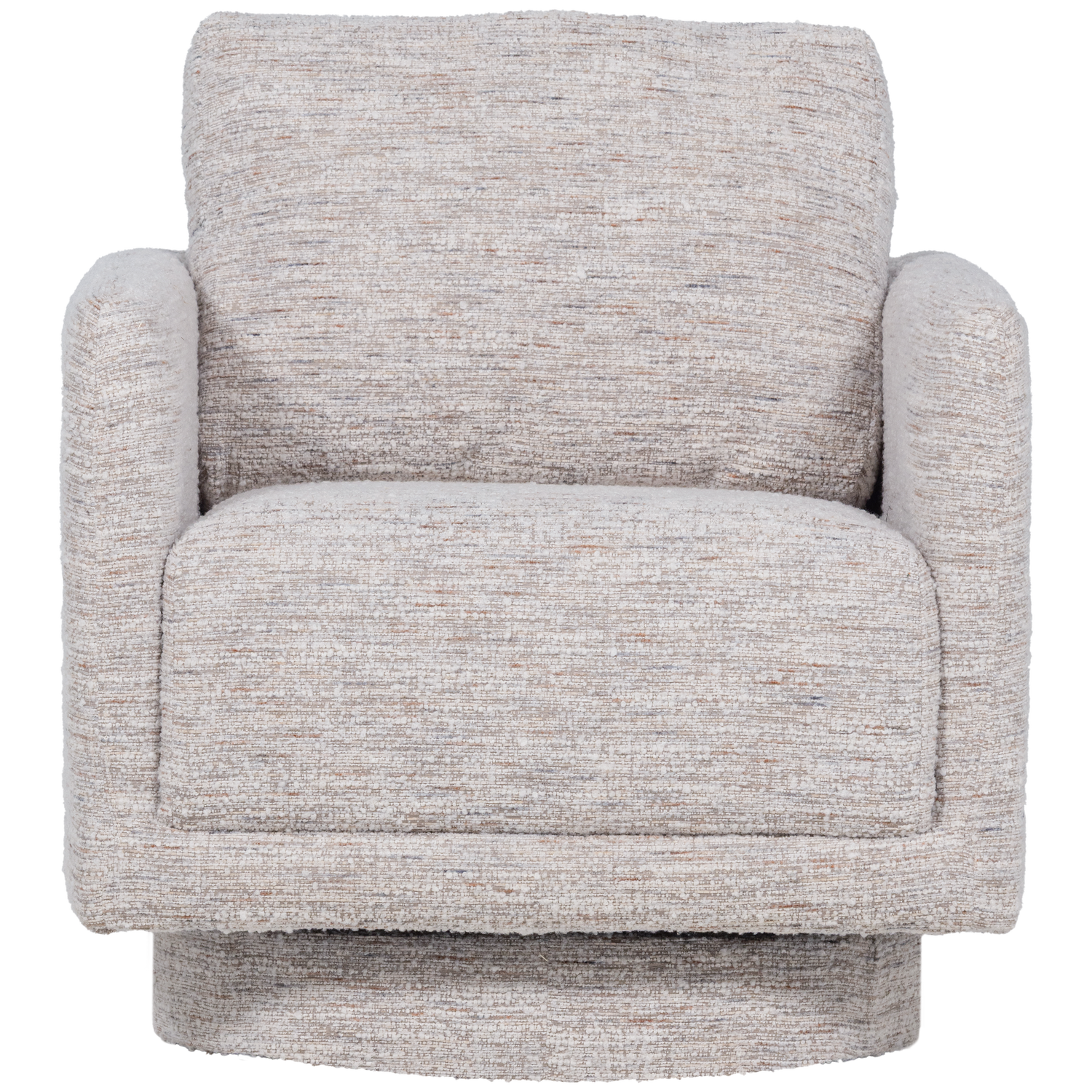 WOOOD draaifauteuil Oska - Melange Stof - Naturel - 64x78x79
