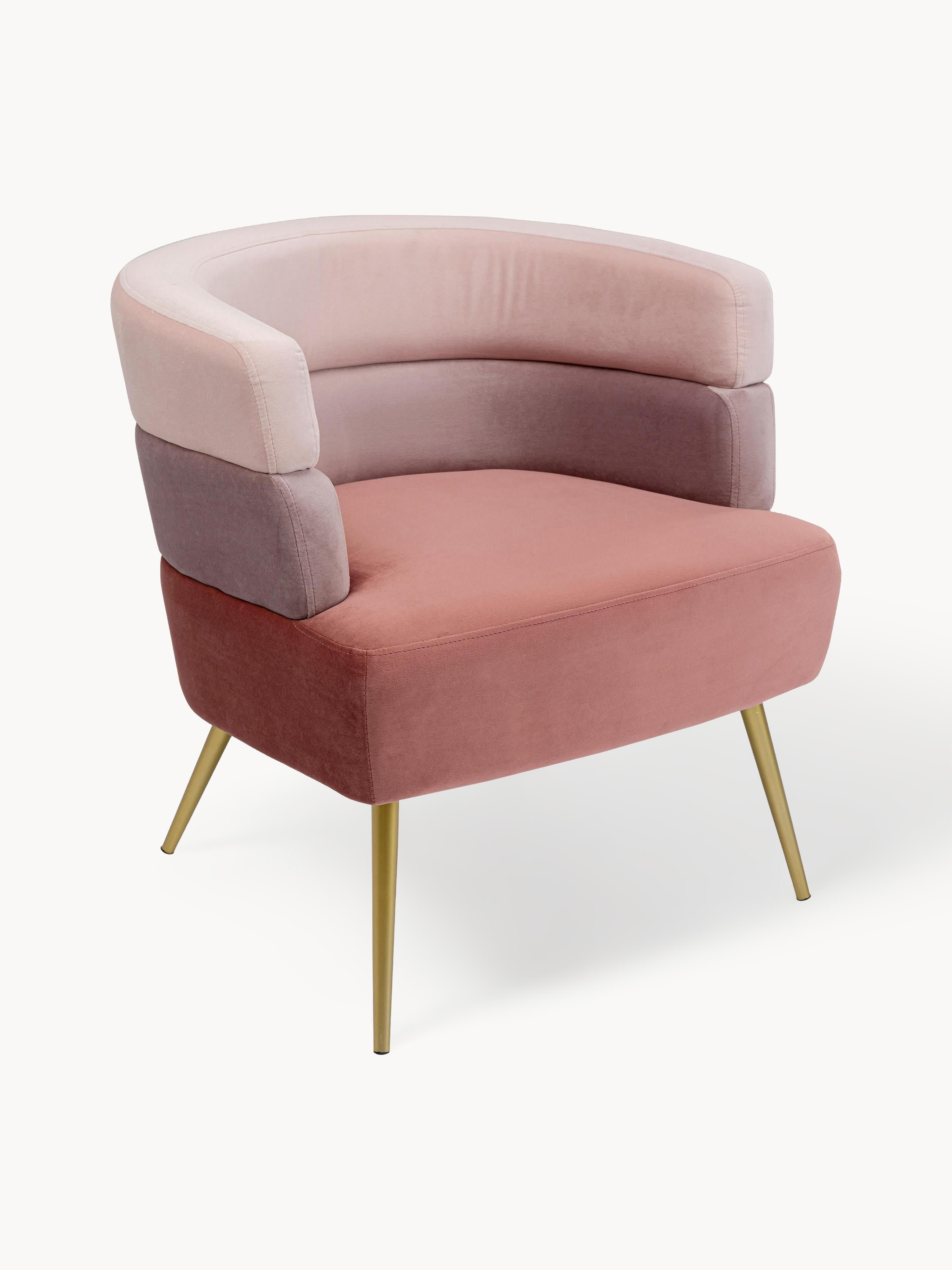 Samt-Sessel Sandwich im Retro-Design
