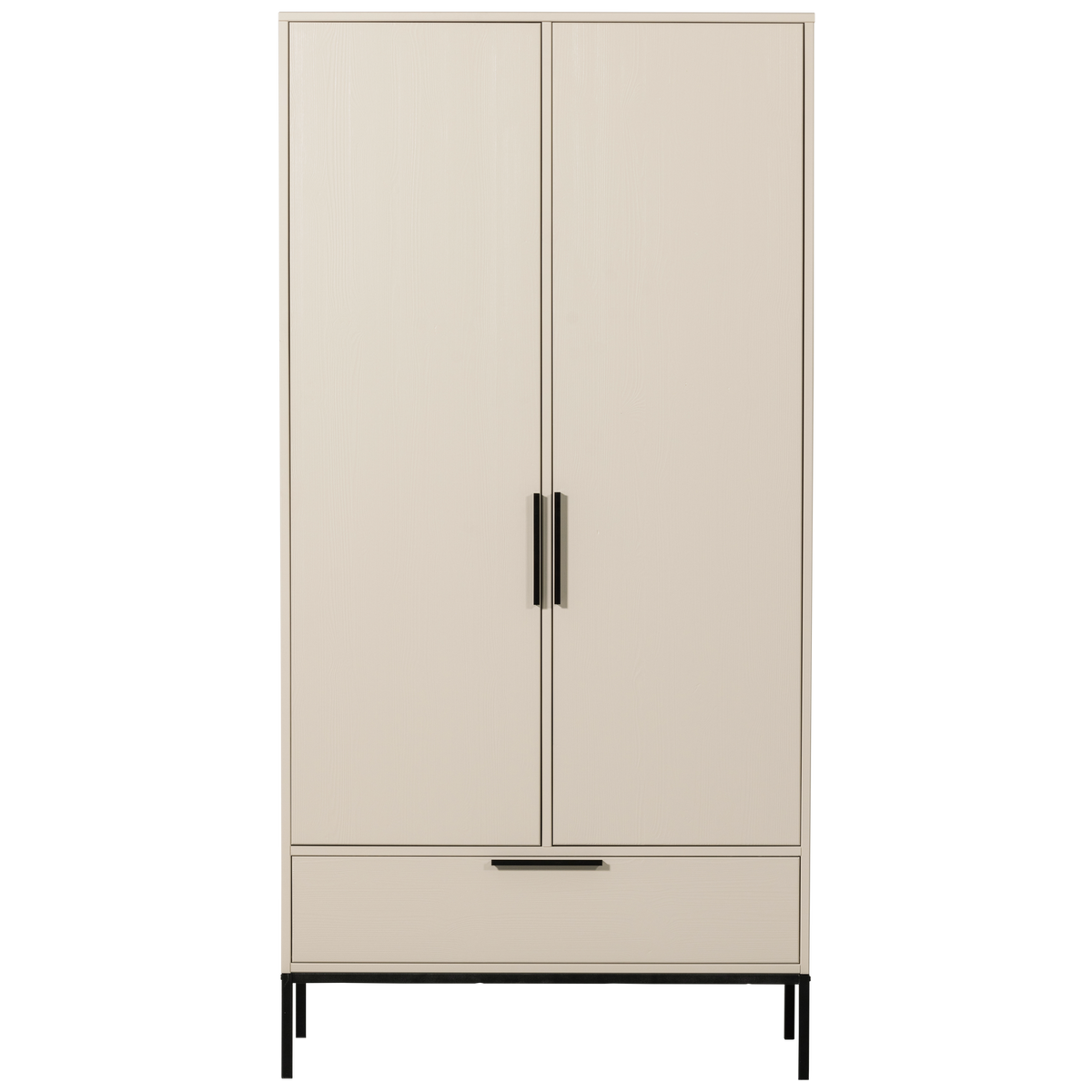 WOOOD Adam 2-deurs kast - Grenen - Dust - 200x100x53 cm