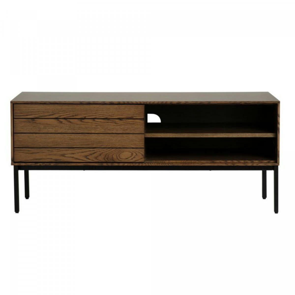 BLAZZERS - Meuble TV moderne en bois 120cm