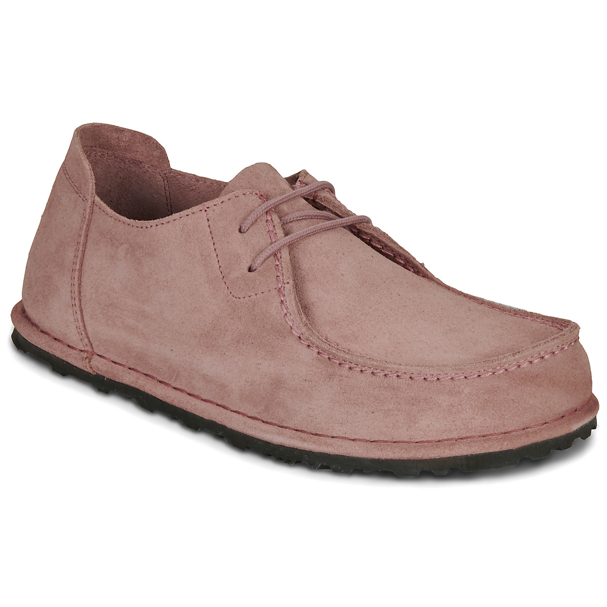 BIRKENSTOCK - Utti Lace - Suede / Pink / Clay