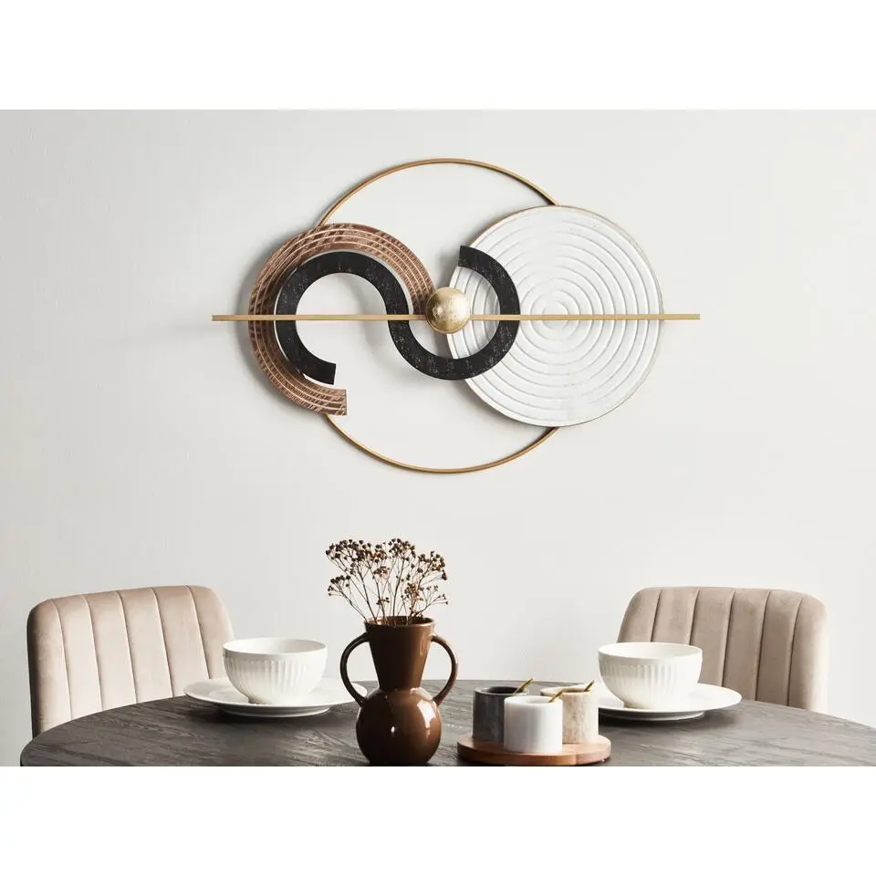 BRAGA - Wanddecoratie - Meerkleurig - IJzer