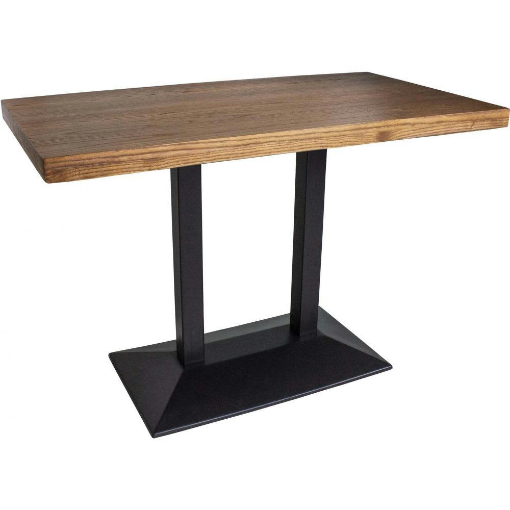 - Table bistrot double pied 110 x 60 x 75 cm