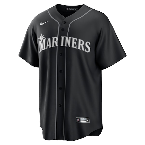 Julio Rodríguez Seattle Mariners Nike Lights Out Replica Player Jersey - Black
