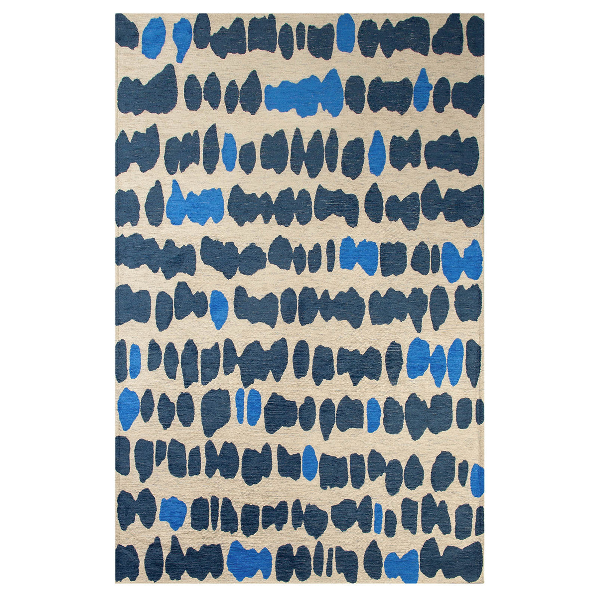 Lola&Moi vloerkleed All In Blue - blauw - 200x280cm