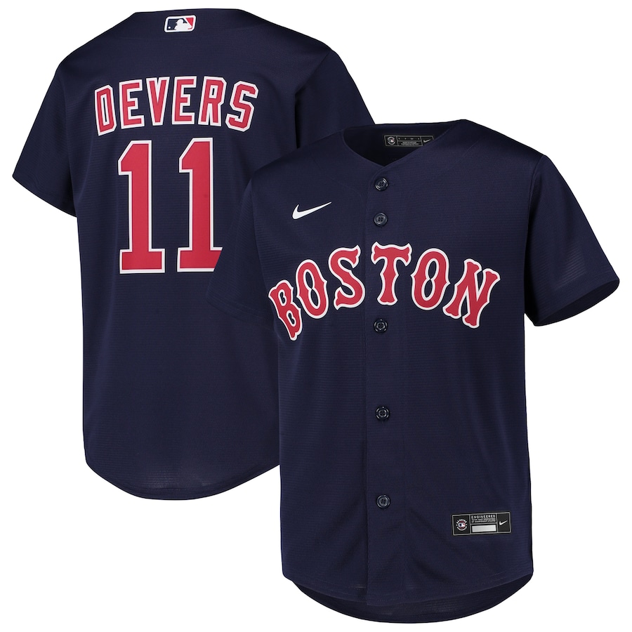 Rafael Devers Boston Red Sox Nike Youth Alternate Replica Player Jersey - Navy