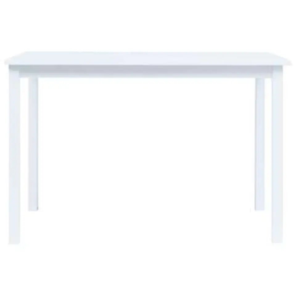 vidaXL - Eettafel - Wit - Hout