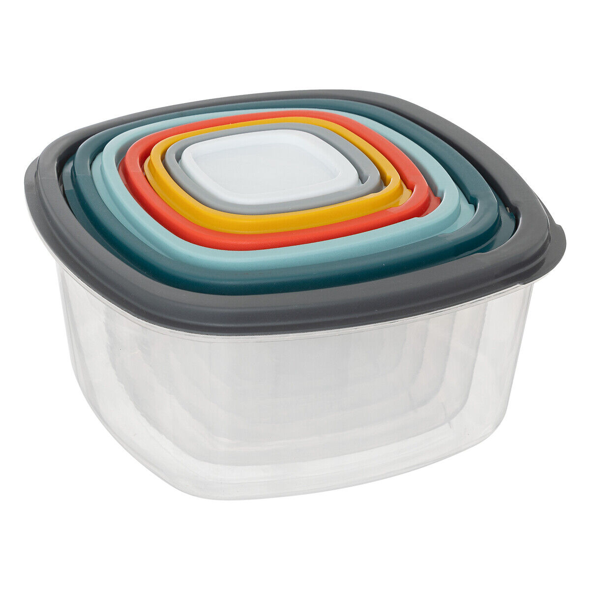 Conjunto de 7 caixas quadradas