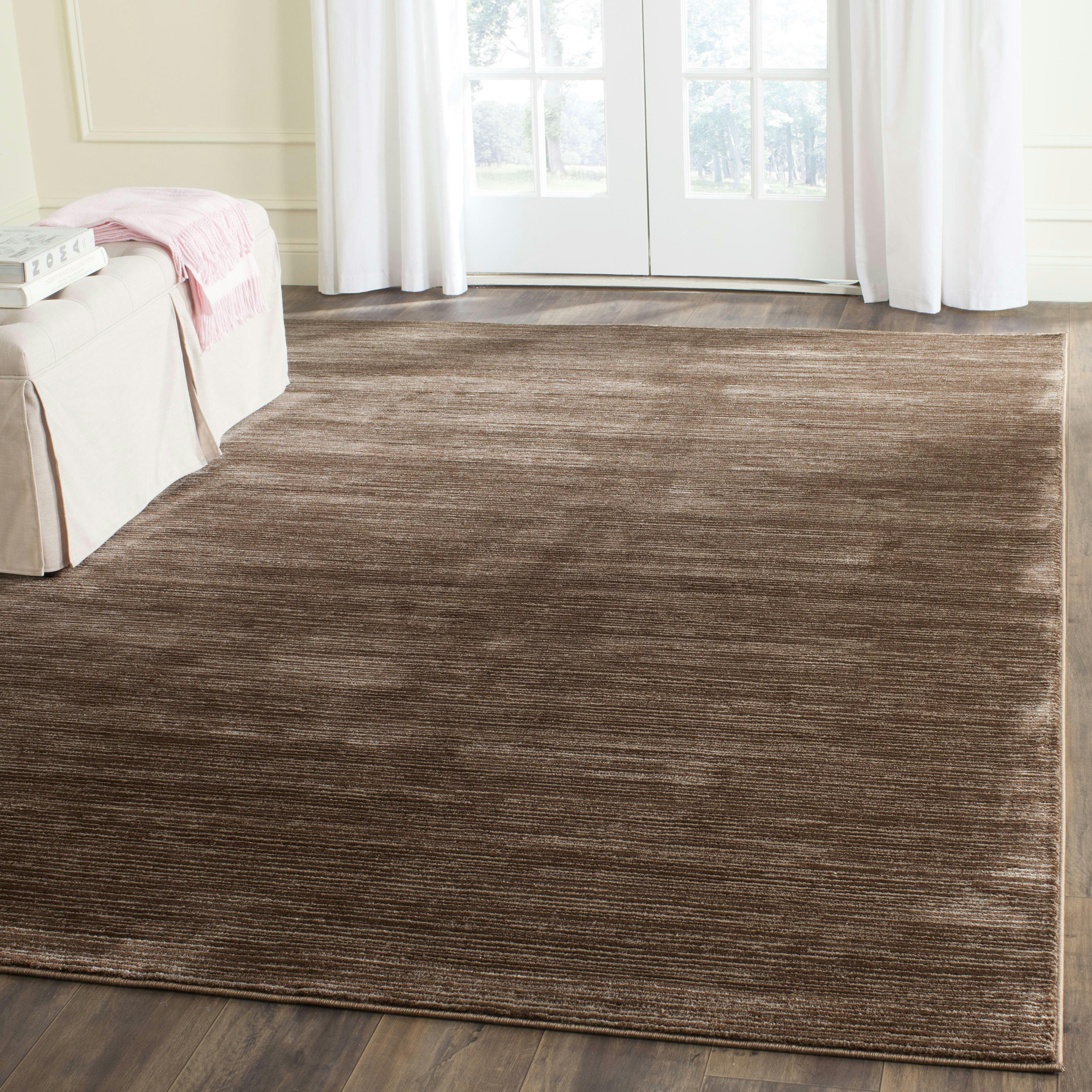 VISION - Tapis de salon interieur en marron, 91 x 152 cm