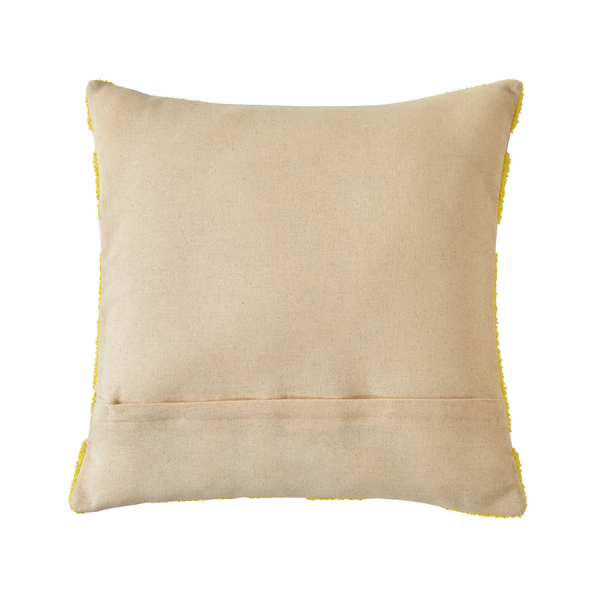 Coussin fleuri éponge bouclette reliefée
