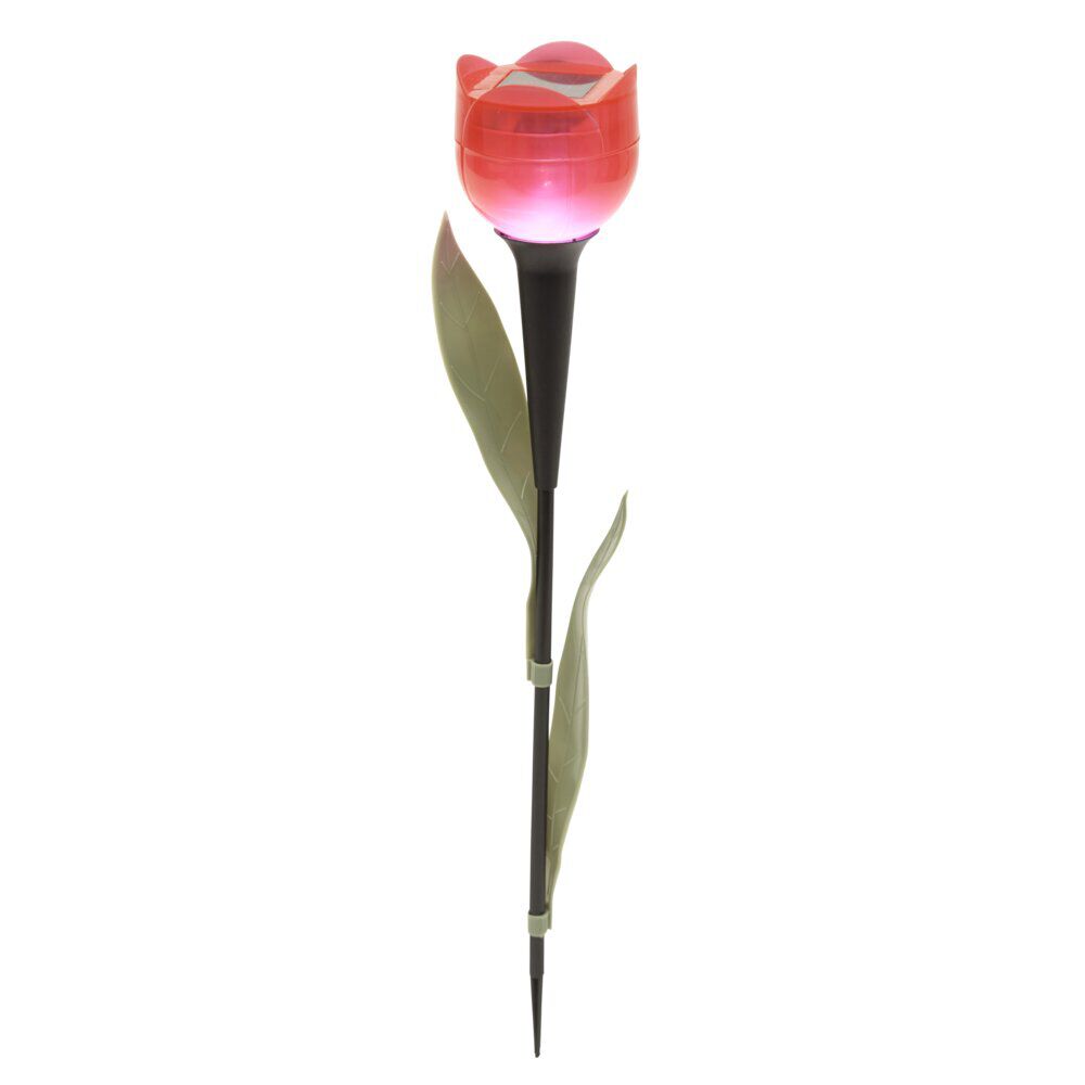Borne solaire à planter forme tulipe 1LED (3 modèles)