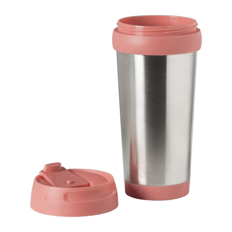 Travel beker - roze - 450 ml
