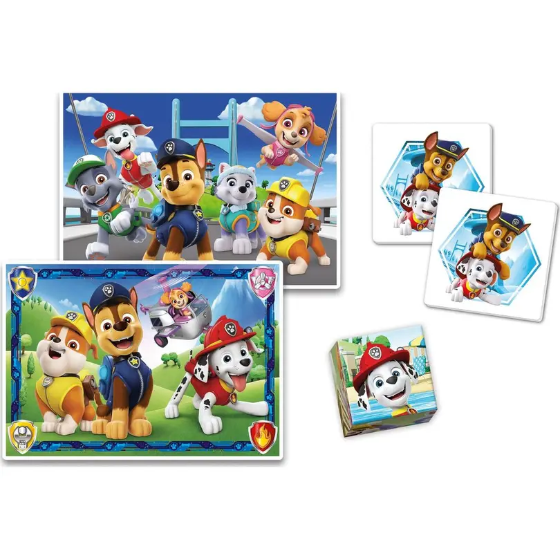 Puzzle Set bestehend aus verschiedenen Artikeln Paw Patrol