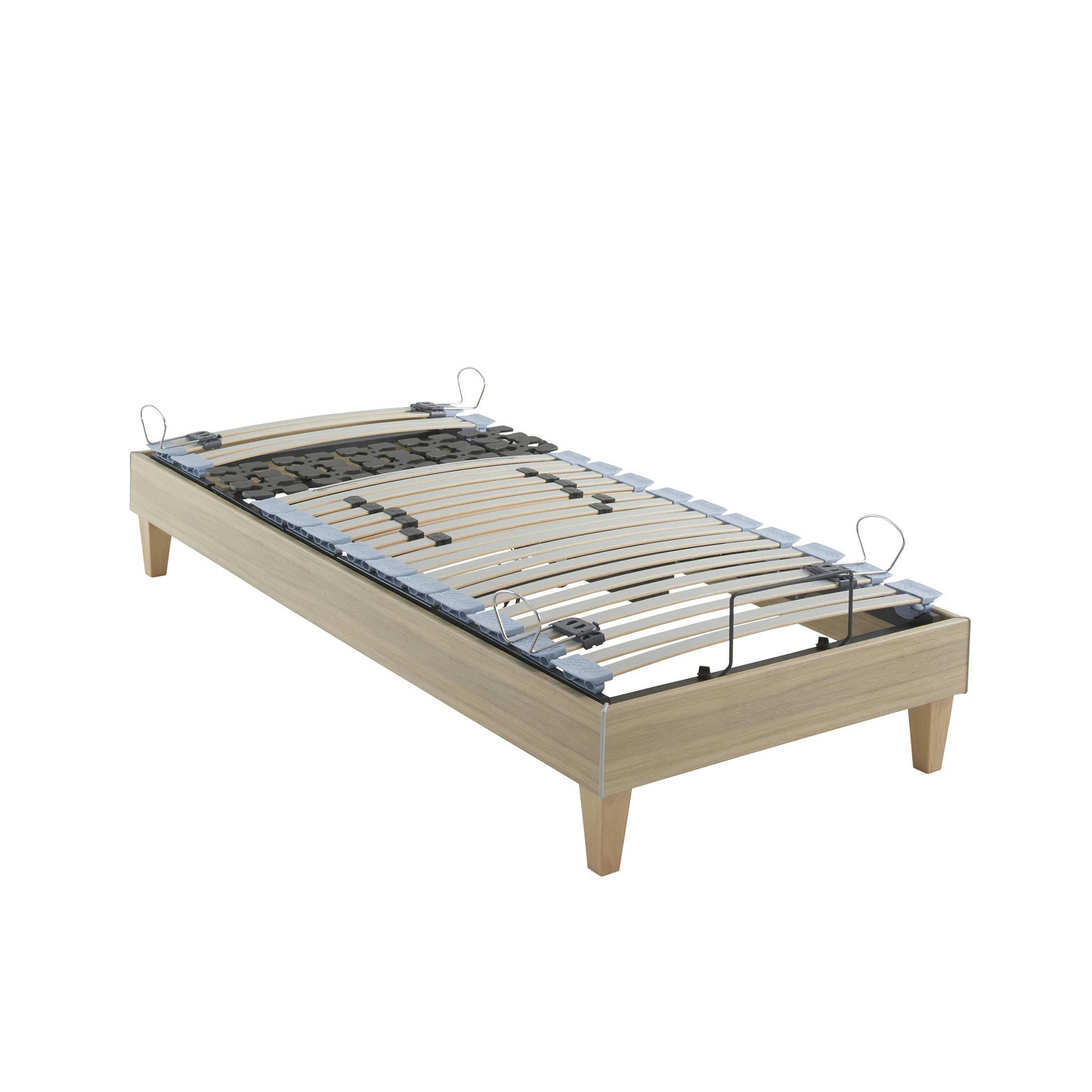 - Sommier électrique someo décor chêne clair 90x190