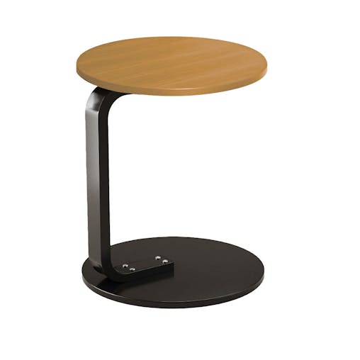 SOGA 50cm Wood Board Mini Side Table Movable Lightweight w/ Black Frame
