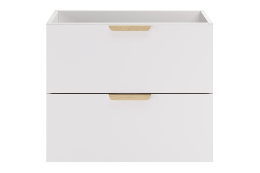Szafka pod umywalkę 60cm 2 szuflady ASTER WHITE 82-60-46-2S