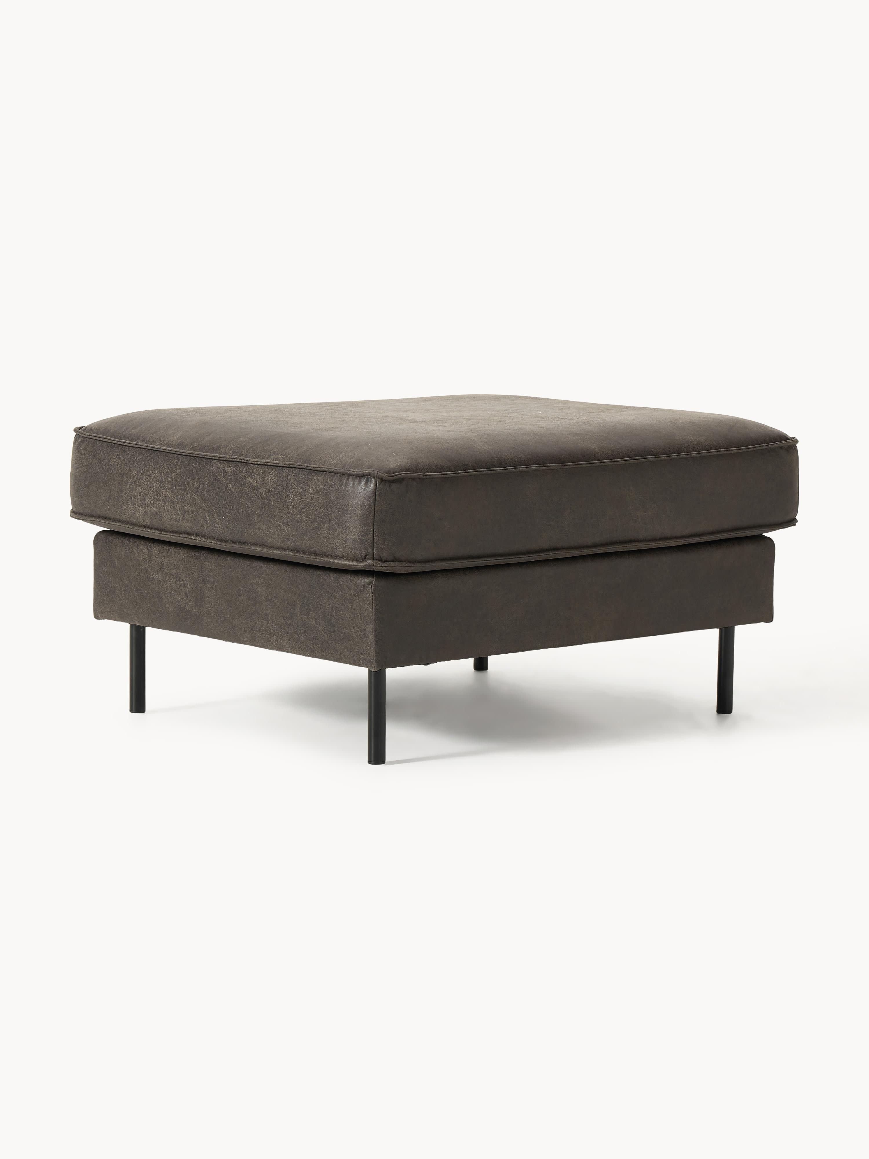 Sofa-Hocker Hunter aus recyceltem Leder
