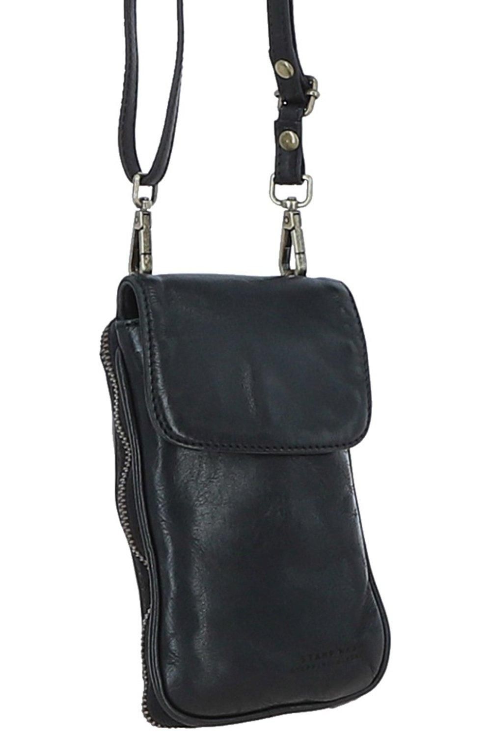 Ashwood Leather Unicita Urbana' Real Leather Crossbody Smartphone Bag