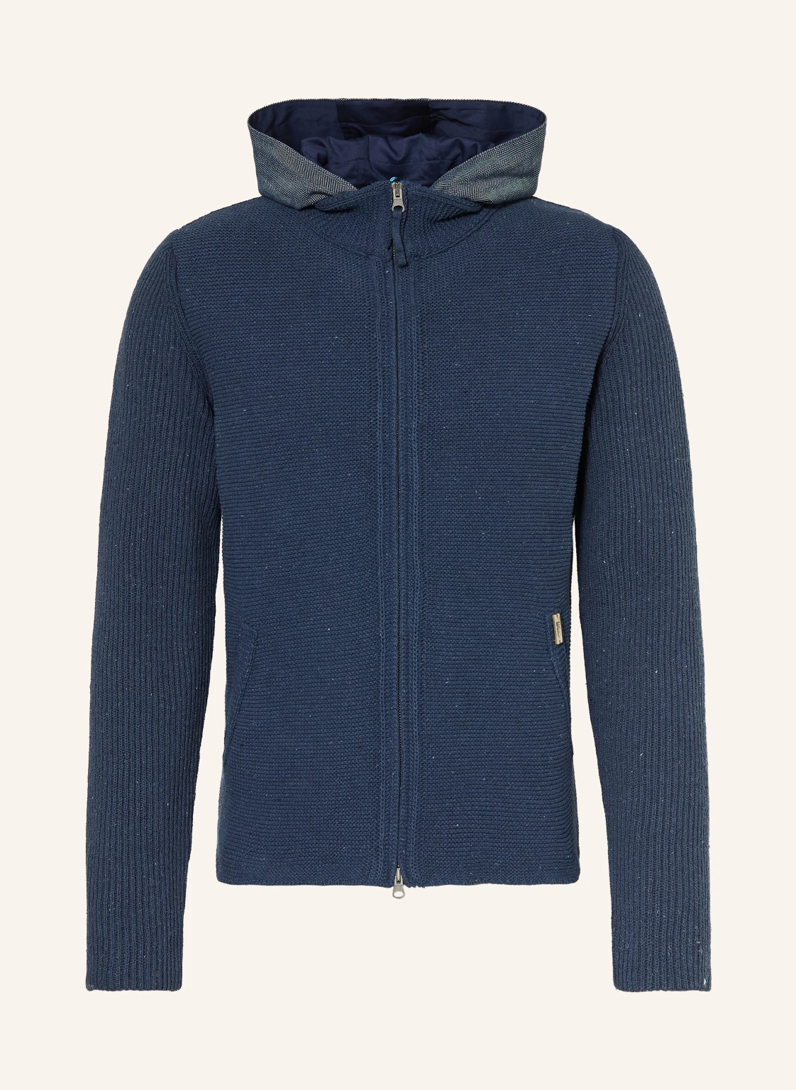 Luis Trenker Strickjacke LUWALLACE mit abnehmbarer Kapuze
