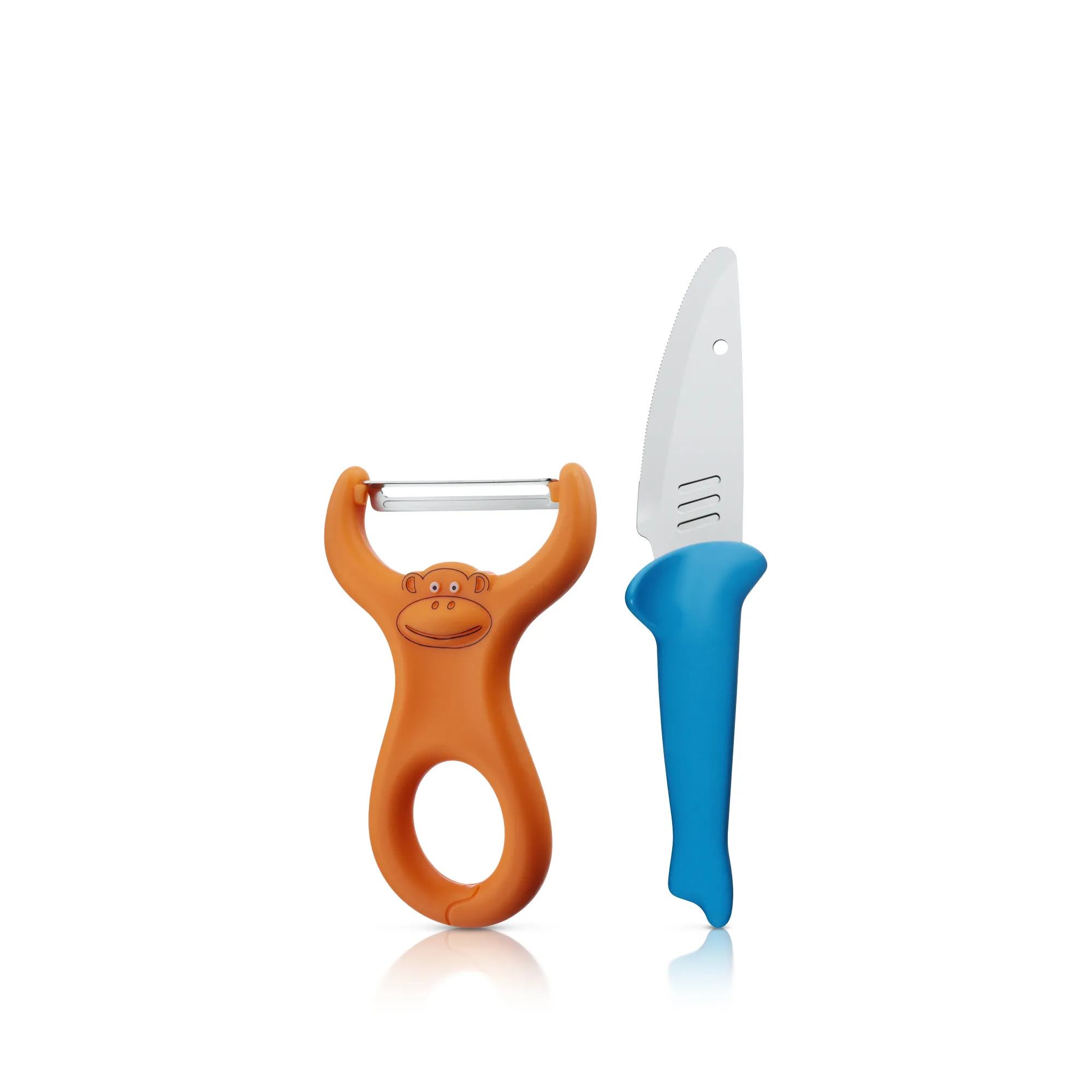 Kids Cooking Set Vegetable Peeler and Knife, 2-piece