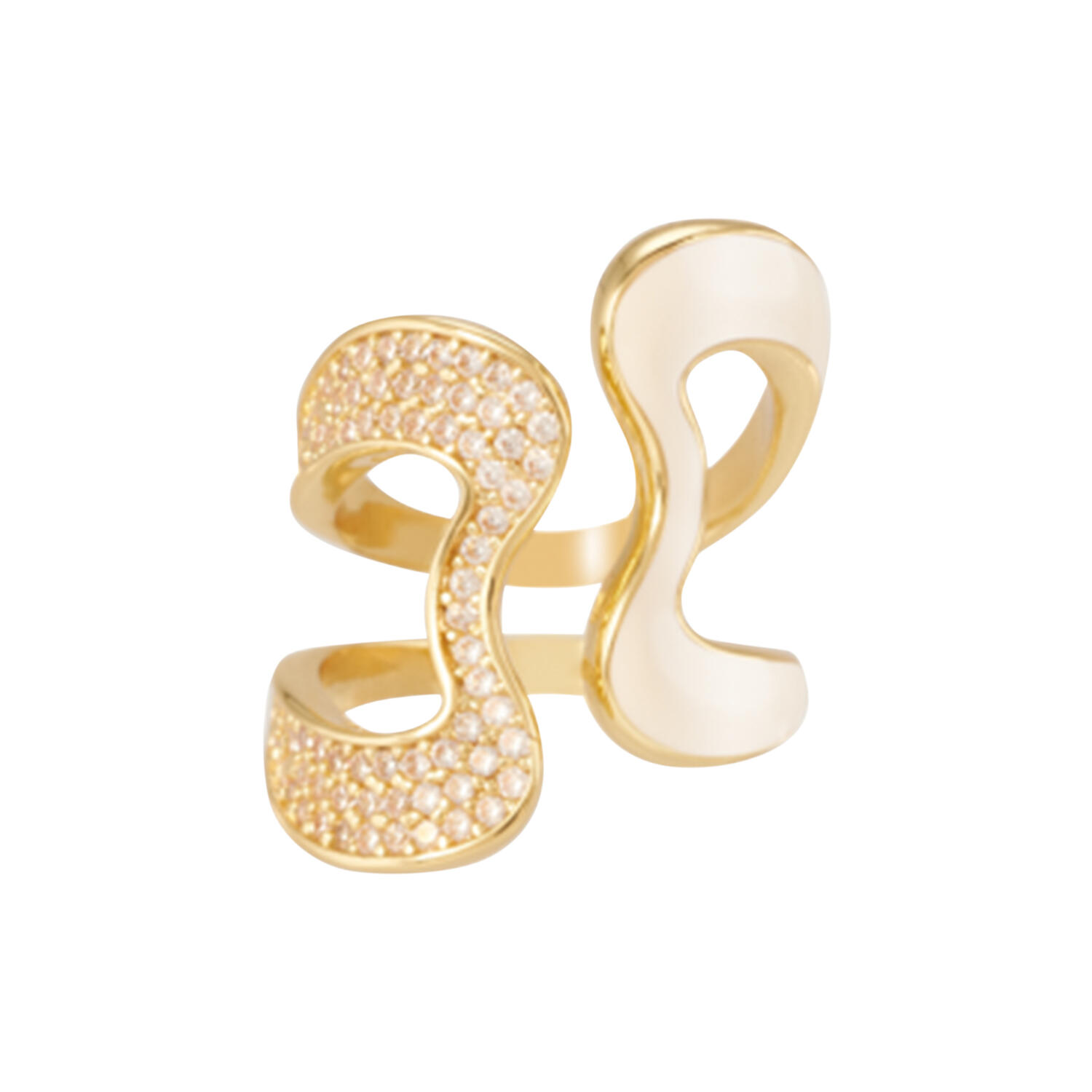 B LINE Ring, sand white