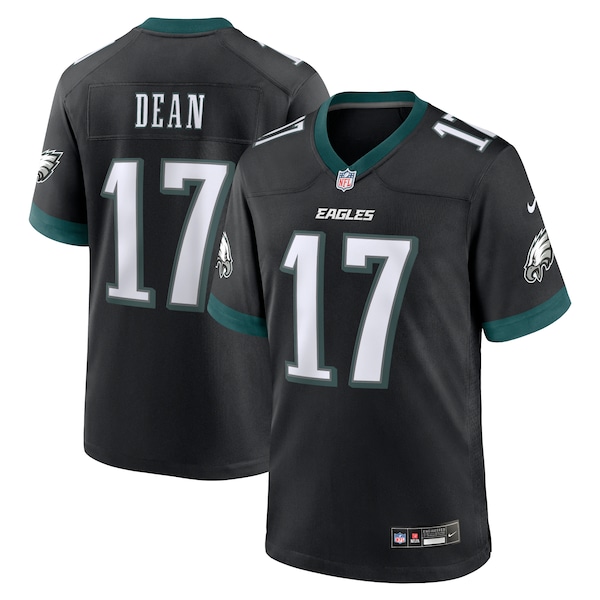 Nakobe Dean Philadelphia Eagles Nike Alternate Game Jersey - Black/Green