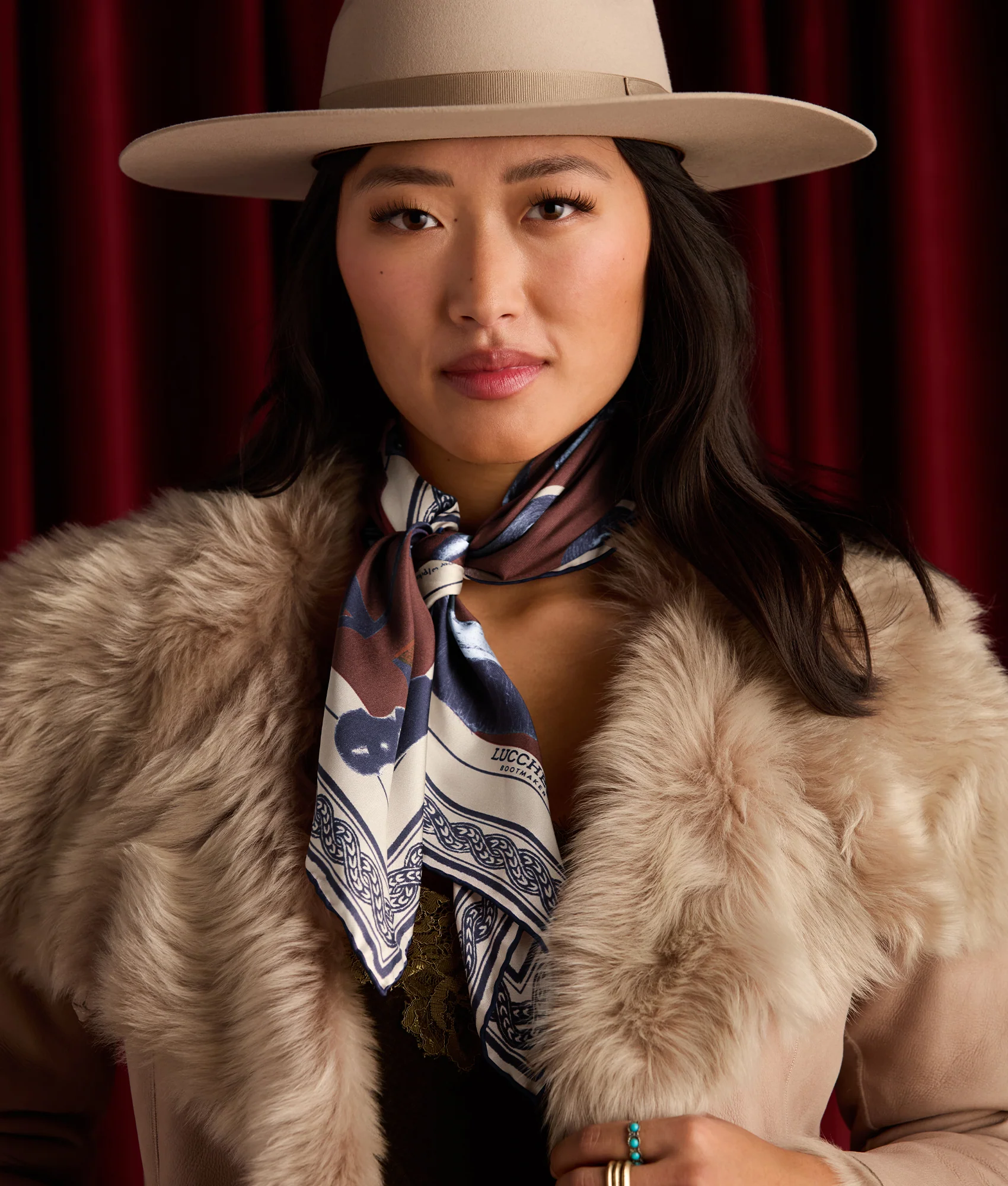 Tools Of The Trade Silk Scarf - Brown