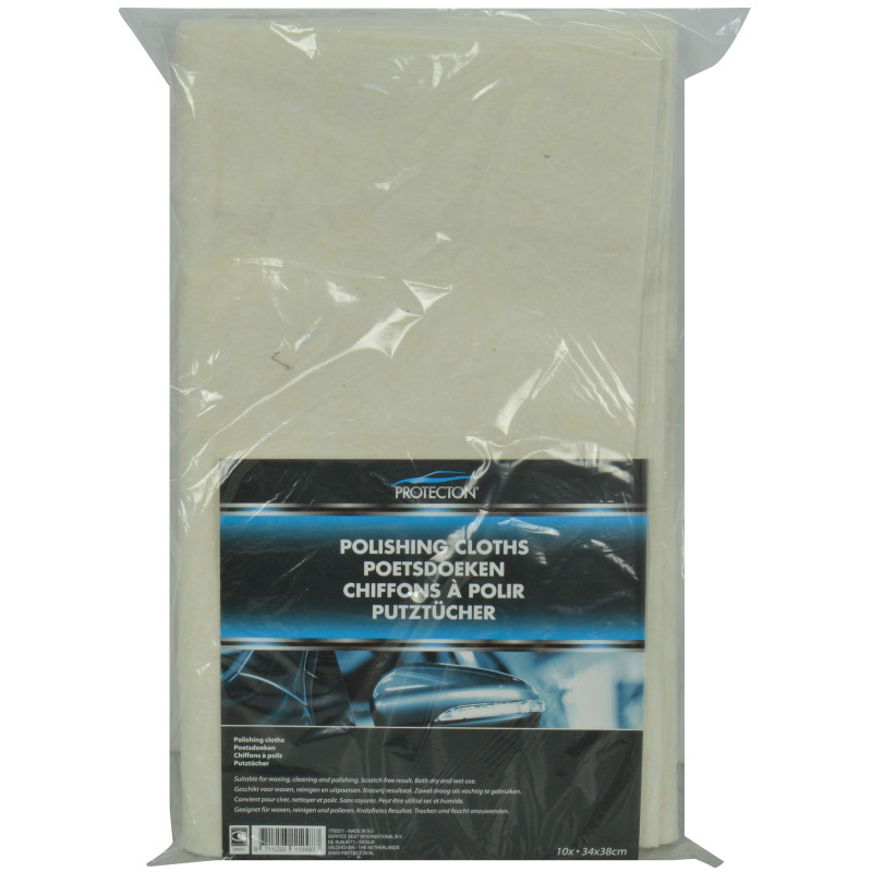 Chiffons à polir 10 pièces PROTECTON